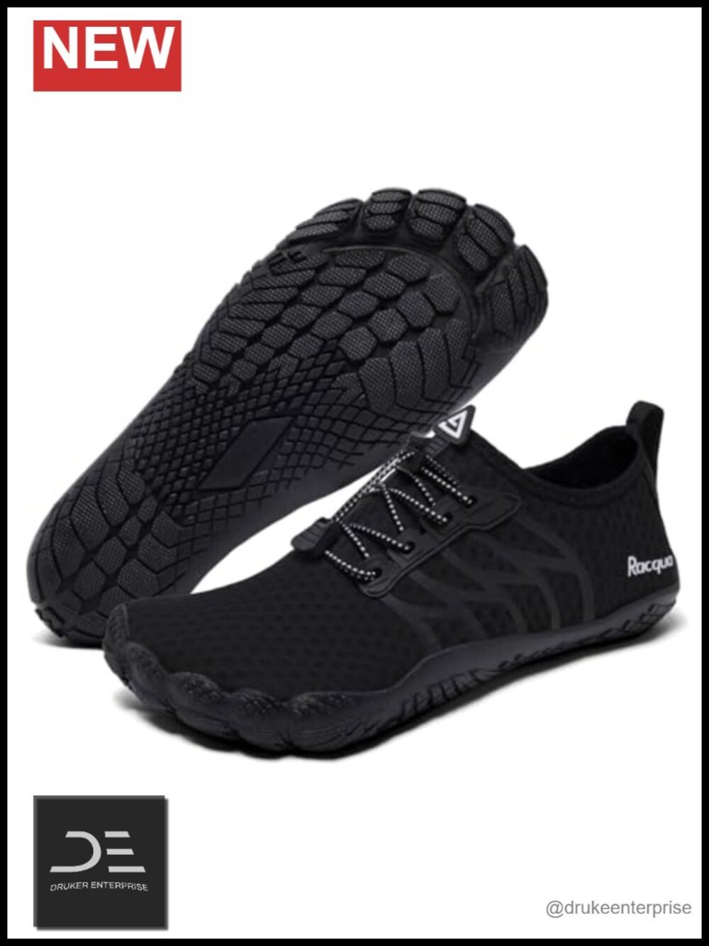 Quick-Dry Water Shoes Lightweight Breathable Beach Pool Barefoot Aqua Shoes